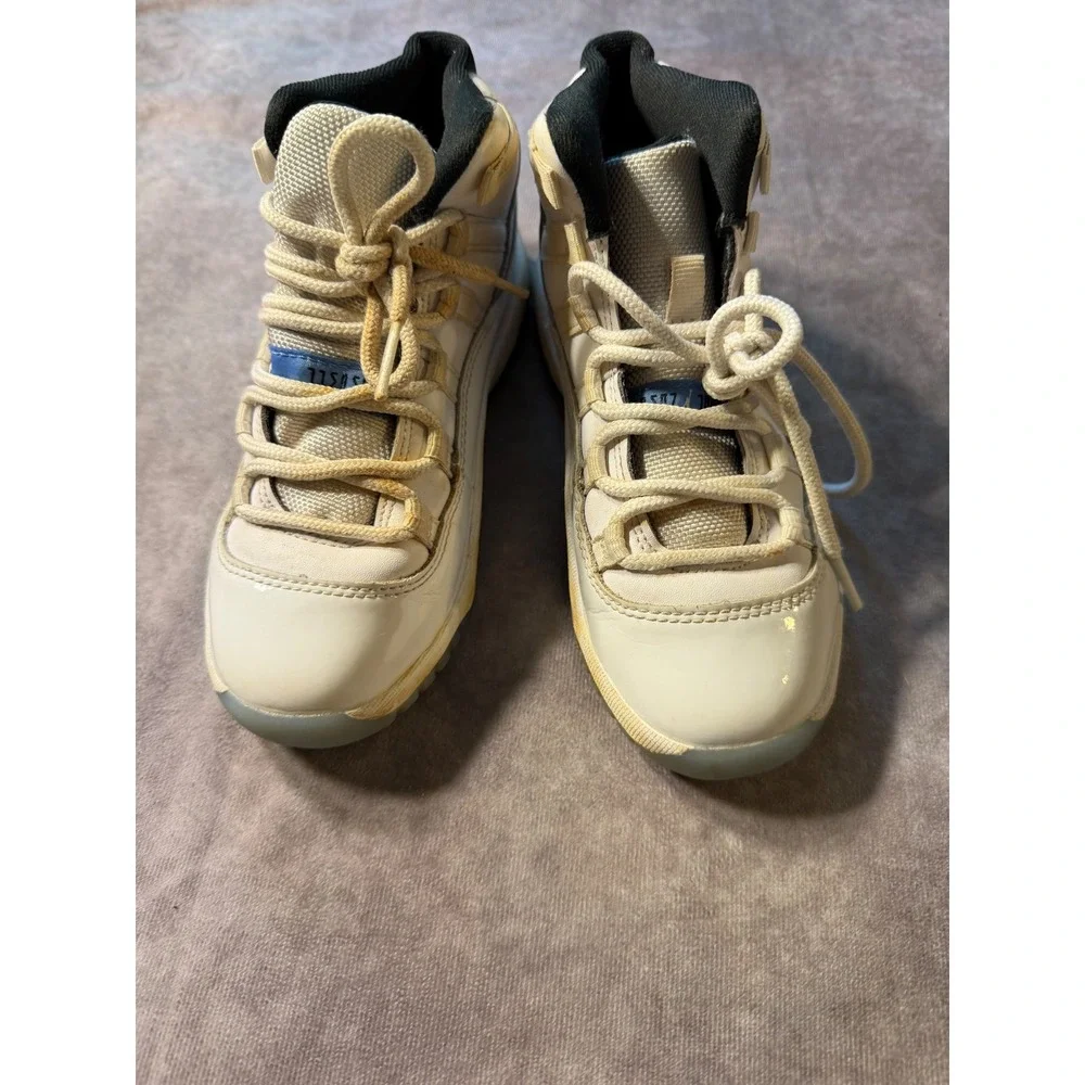 Air Jordan 11 Retro Legend Blue White Columbia 378037-117 Mens Basketball Shoes